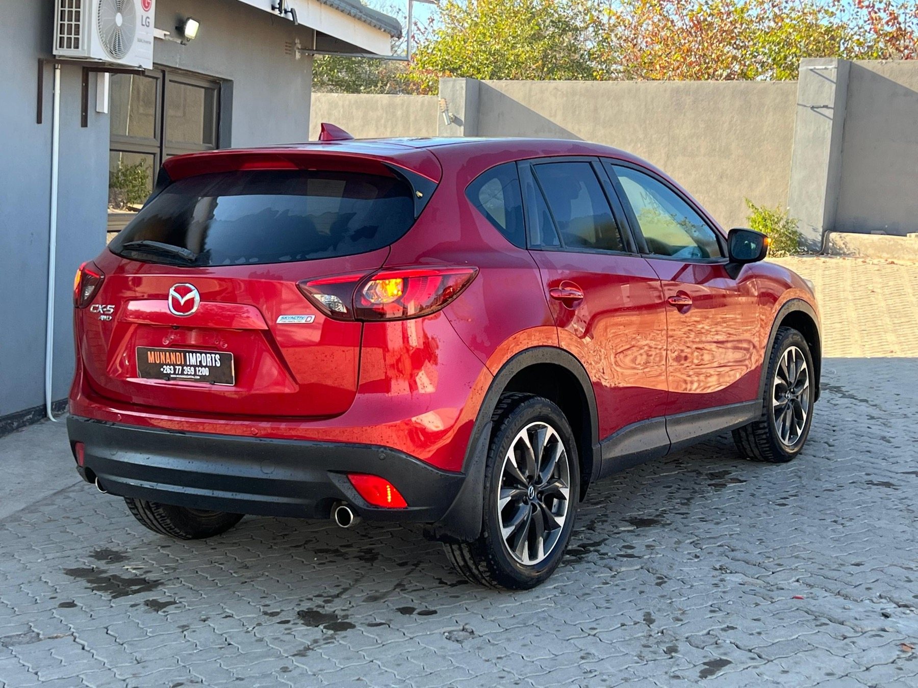 Red Mazda CX-5 AWD sourced for Southern Africa delivery